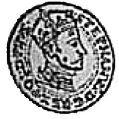 Pięciodukat gdański / Półportugał - Stefan Batory Gdańsk mint