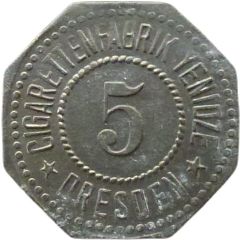 5 Pfennigs - Dresden Cigarettenfabrik Yenidze