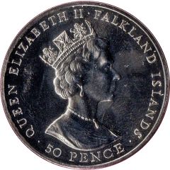 50 Pence - Elizabeth II Winston Churchill
