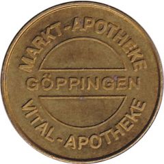1 Bonus-Taler - Markt Apotheke and Vital Apotheke Göppingen, Rathaus