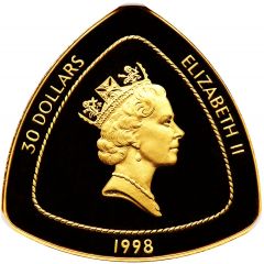 30 Dollars - Elizabeth II Sailing ship Deliverance