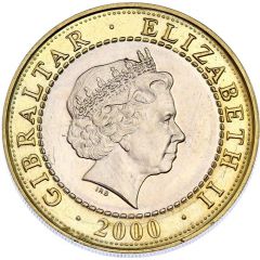 2 Pounds - Elizabeth II The Cattle of Geryon, Silver Proof