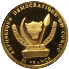 25 Francs Pope John Paul II