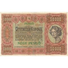 4 Pengő Provisional issue