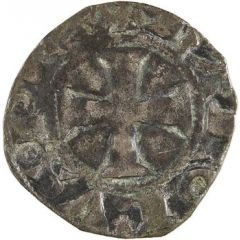 Denier Tournois - Charles II of Navarre
