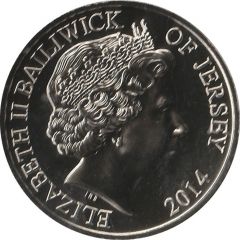 5 Pounds - Elizabeth II Remembrance Day 2014