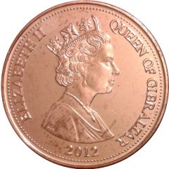 2 Pence - Elizabeth II Operation Torch, smaller bust
