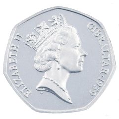 50 Pence - Elizabeth II Christmas, Platinum Proof
