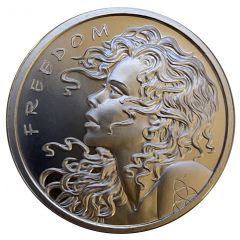 1 oz Silver - Silver Bullet Silver Shield Freedom Girl