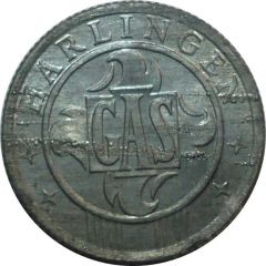 Token - 2 1/2 Cents - Gaspenning Harlingen, NL