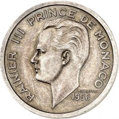 100 Francs - Rainier III Piedfort Essai