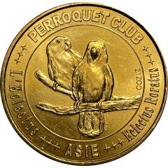 Monnaie de Paris Tourist Token - Z1Zoo Asie - Eclectus Roratus