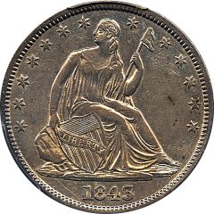 1/2 Dollar `Seated Liberty Half Dollar`