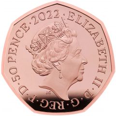 50 Pence - Elizabeth II 50 years of Pride UK, Gold Proof