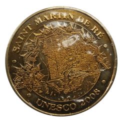 Monnaie de Paris Tourist Token - Saint Martin de Ré Fortifications de Vauban - UNESCO 2008