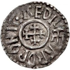 Penny - Æthelheard with king Offa 1st issue