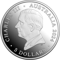 5 Dollars - Charles III 1st Portrait - Australian Paralympic Team
