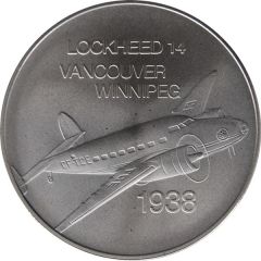 Inaugural Flight Vancouver - Winnipeg Lockheed 14