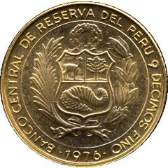 1/2 Sol de Oro Battle of Ayacucho