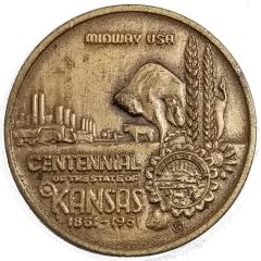 Token - Kansas Centennial Jewell County