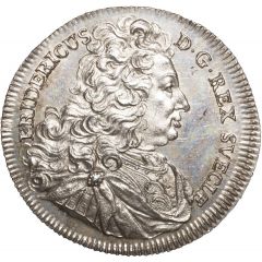 1/2 Riksdaler 'Krellmynt' - Frederick I 2nd portrait