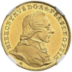 2 Ducats - Hiéronymus von Colloredo 12th Jubilee