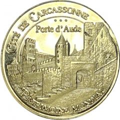 Jeton touristique - Prune - Cité de Carcassonne - Porte d`Aude