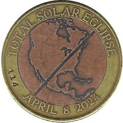 2024 Total Solar Eclipse Commemorative Coin