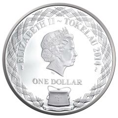 1 Dollar - Elizabeth II Ying Yang Horses