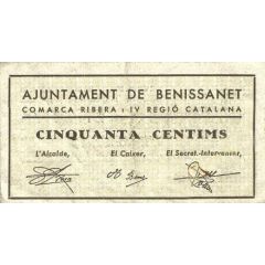 50 Céntimos Benissanet