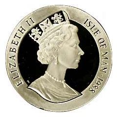 1/2 Crown - Elizabeth II Bicentenary of Australia - Dingo, Platinum Proof