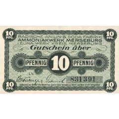 10 Pfennig Ammoniakwerk Merseburg/BASF