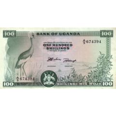 100 Shillings Text under denomination