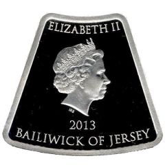 50 pence - Elizabeth II The White Lion of Mortimer