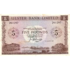 5 Pounds Ulster Bank