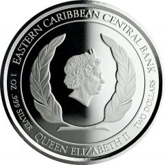 2 Dollars - Elizabeth II Hummingbird, Colourised