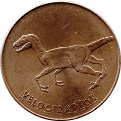 Token - Tetley, The Lost World No 3. Velociraptor