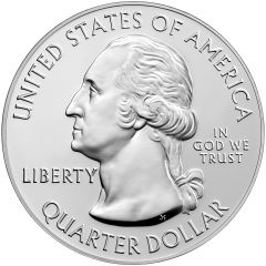 1/4 Dollar `Washington Quarter` War in the Pacific National Historical Park, Guam - Silver 5 oz Bullion
