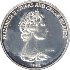 20 Crowns - Elizabeth II Columbus Sighting the New World