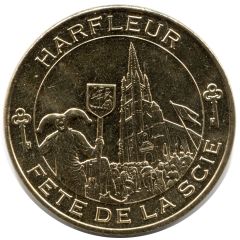 Monnaie de Paris Tourist Token - Harfleur Fête de la scie