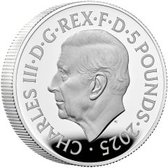 5 Pounds - Charles III Queen`s Panther, Silver Proof