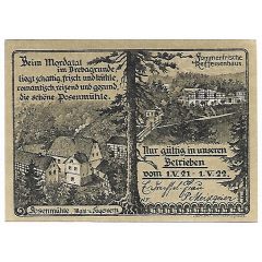 25 Pfennig Posenmühle and Raiffeisenhaus