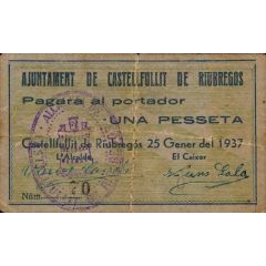 1 Peseta Castellfollit de Riubregós