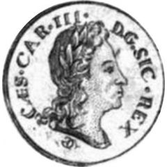 1 Zecchino - Carlo III Trionfo