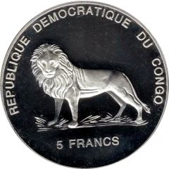 5 Francs Lady Diana - Visit to India