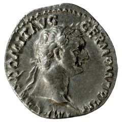 Denarius - Domitian IMP XXI COS XVI CENS P P P, Minerva