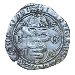 1 Grosso - Barnabò and Galeazzo II Eagle