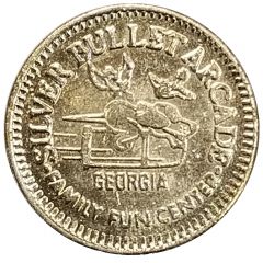 Game Token - Silver Bullet Arcade Georgia
