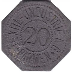 20 Pfennig - Barmen Textil-Industrie A.G.