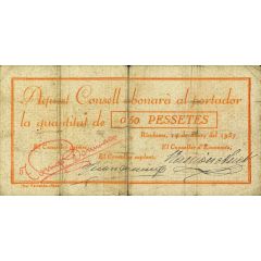 0.50 Pesetas Riudoms